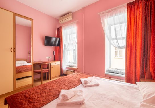 DOUBLE: двухместный номер с двуспальной кроватью в центре Петербурга – отель Октавиана 10