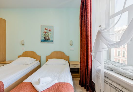 TWIN: двухместный номер с раздельными кроватями в центре Петербурга – отель Октавиана 4