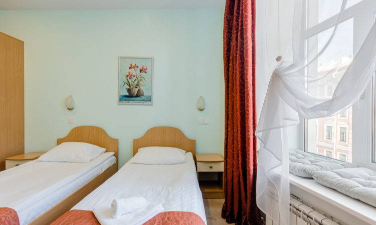 TWIN: двухместный номер с раздельными кроватями в центре Петербурга – отель Октавиана 4